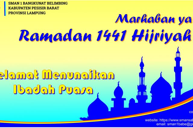 SIAP MENYAMBUT RAMADAN 1441 HIJRIYAH